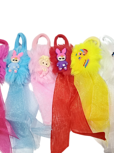 Fluffy Charm Hair Ties Set | HIJABONE | H1AA027