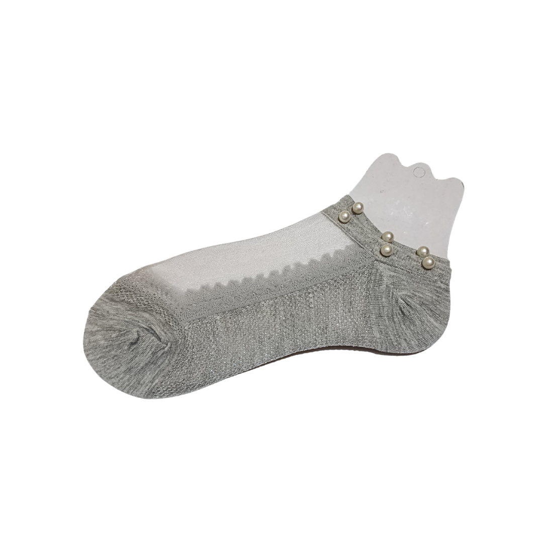 Elegant Sheer Pearl Socks | HIJABONE | H1S004