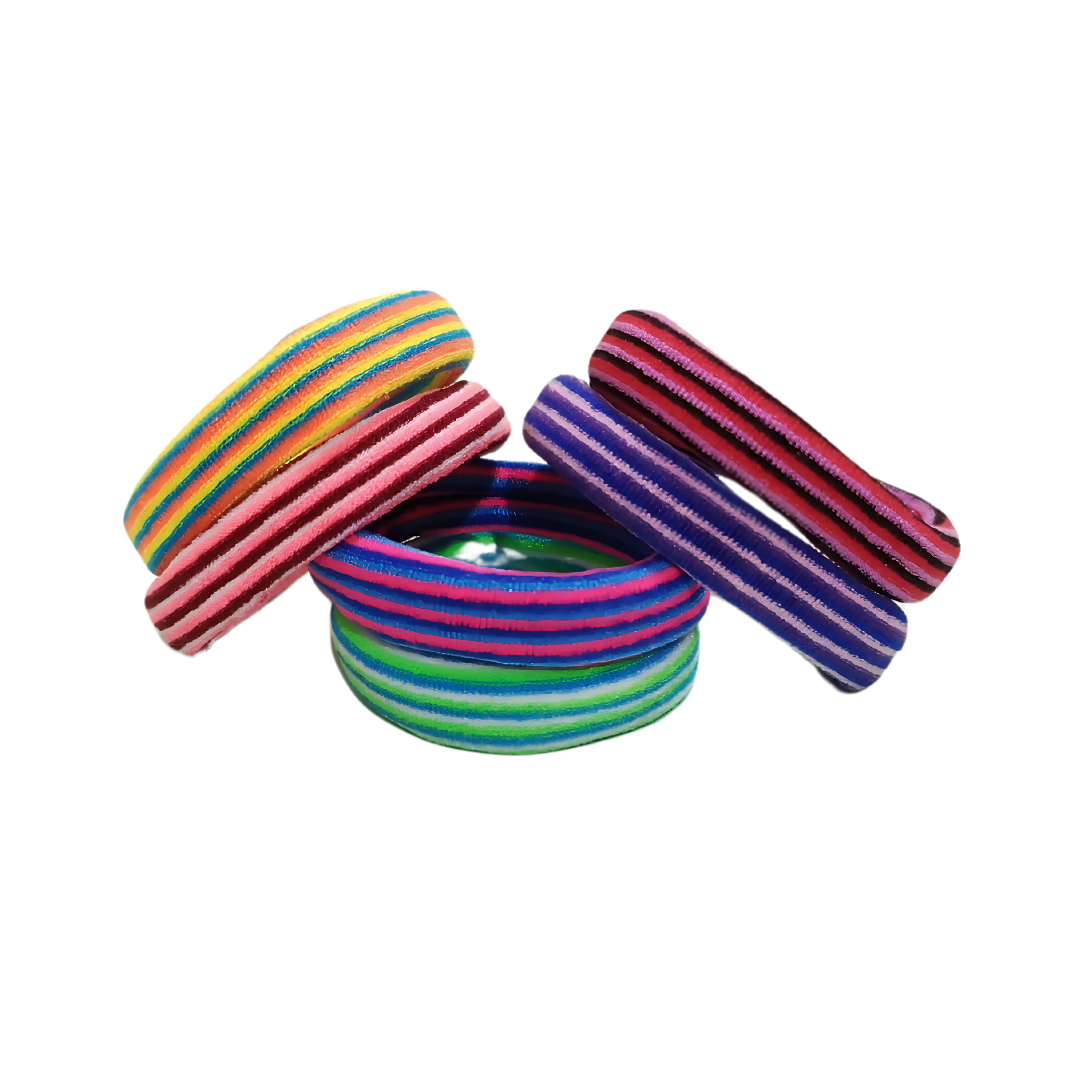Pair Of 6 Vibrant Elastic Hair Ties | HIJABONE | H1AA013