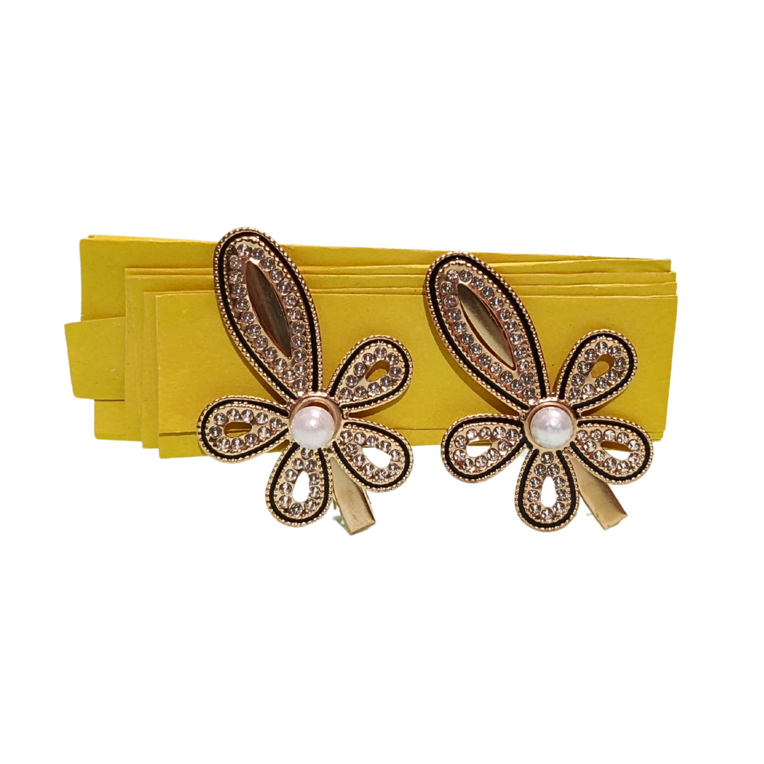 Floral Pearl Hair Clip | HIJABONE | H1AA006 - Image 2