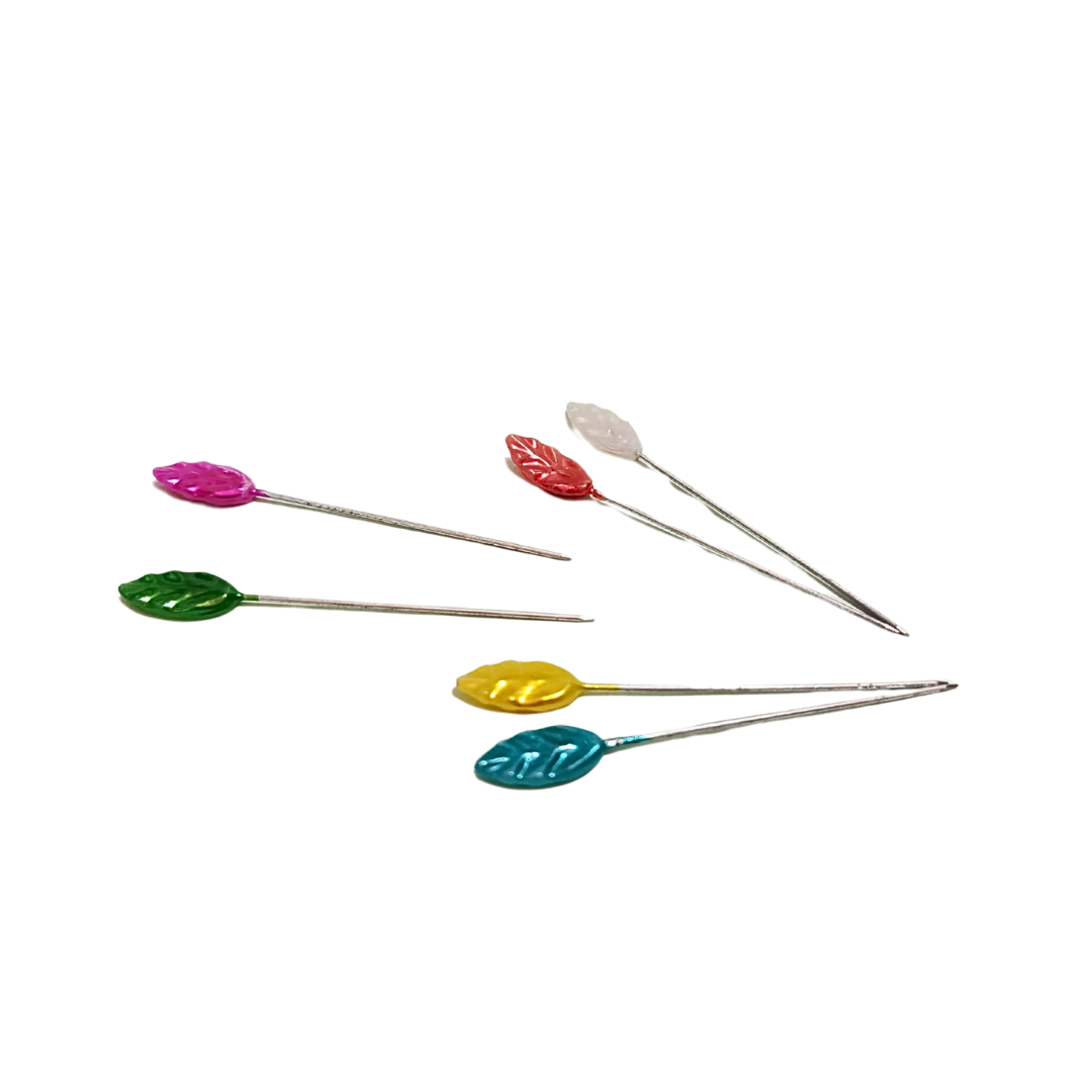 Packet Leaf Shape Large Hijab Pins | HIJABONE | H1AA019 - Image 2