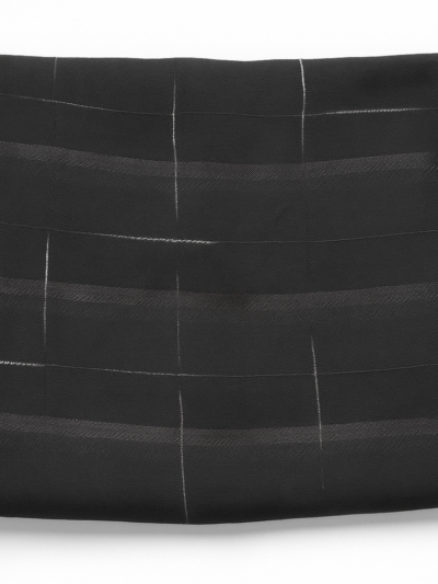 Printed Black Lawn Hijab - Premium Shine - HijabOne