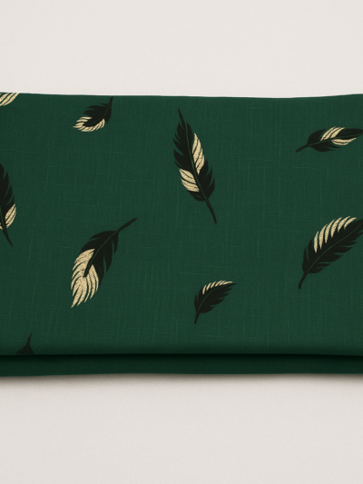 Leaf Design Turkish Lawn Hijab - HijabOne